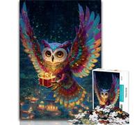 Puzzles Adultes 1000 pièces Chouette Fantastique, 1000 pièces pour Adultes, Un défi Difficile à Offrir à Toute la Famille (Taille 38x26cm)