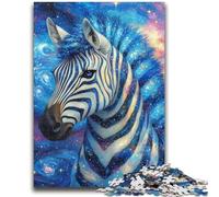 Puzzles Adultes 1000 pièces Ciel étoilé Zèbre pour Les 14 Ans et Plus Cadeaux intéressants pour la réduction du Stress pour Les Amis et la Famille 50x75cm