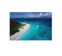 Puzzles Adultes 1000 Pièces ColoréesEscapade Tropicale à la plageDéfis Parfait Soie de Jeu Bricolage Maison Décoration Murale Cadeaux Noël Nouvel an Anniversaire 26x38cm