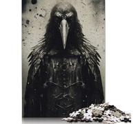Puzzles Adultes 1000 pièces Corbeau masqué Curer Puzzles en Papier pour Adultes Jeux de Puzzle durables Cadeaux d'halloween 1000 pièces (38 x 26 cm)