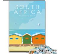 Puzzles Adultes 1000 pièces Difficiles Afrique du Sud, pour et à partir de 14 Ans Jouets éducatifs et éducatifs Jeux familiaux Cadeau d'anniversaire 26x38cm
