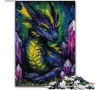 Puzzles Adultes 1000 pièces Dragon mystérieux, pour 14 Ans et Plus Un Jeu Stimulant à Offrir à Toute la Famille et aux Amis (Taille 50x75cm)