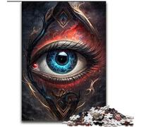 Puzzles Adultes 1000 pièces en Carton avec œil de sablier, Jeu interactif Familial, Cadeau Artisanal avec Illustrations colorées, Taille 26x38cm