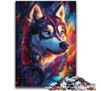 Puzzles Adultes 1000 pièces Galaxy Labrador pour 14 Ans et Plus Jeux Amusants Activités Amusantes à la Maison, Cadeaux d'anniversaire, Cadeaux de Voyage 50x75cm