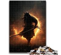 Puzzles Adultes 1000 pièces, Guerriers Ninjas Japonais, pour Adolescents, Anti-Stress, Vacances à la Maison, liste de souhaits avec Le Père Noël (75x50cm)