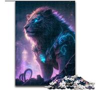 Puzzles Adultes 1000 pièces Lion du Futur Puzzles en Carton, Divertissement Relaxant, Cadeau de Noël Parfait et décoration intérieure 1000 pièces(26x38cm)