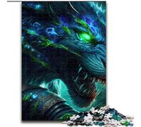 Puzzles Adultes 1000 pièces Loup Guerrier Cosmique Puzzles Carton Taille : 38x26cm Jeu de réflexion pour Adolescents, Cadeau de Vacances idéal