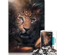 Puzzles Adultes 1000 pièces Magnifique léopard 1000 pièces pour Adultes, Jouet éducatif intellectuel décompressant, Cadeau d'anniversaire (Taille 38x26cm)