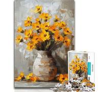 Puzzles Adultes 1000 pièces, Motif Floral, pour Adultes, Un défi Difficile à relever, à Offrir à Toute la Famille (Taille 38x26cm)