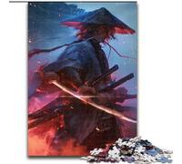Puzzles Adultes 1000 pièces Mystérieux Ninja Samouraï, pour 14 Ans et Plus, pour des soirées Jeux en Famille, Collection d'artistes, Beaux-Arts (Taille 50x75cm)