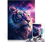 Puzzles Adultes 1000 pièces nébuleuse Cosmique Tigre pour s'amuser en Famille 26 x 38 cm Collection d'artistes Beaux-Arts pour Adolescents de 14 Ans et Plus