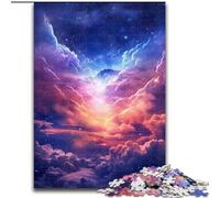 Puzzles Adultes 1000 pièces Nuages en Forme de cœur de rêve en Bois, Jeu Familial interactif, Convient aux 14 Ans et Plus 50x75cm Un pour Noël ou Un Anniversaire