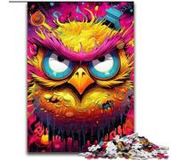 Puzzles Adultes 1000 pièces Oiseau Rose Puzzles Adultes 1000 pièces Jeu d'activités familiales pour Adolescents, Casse-tête Stimulant (Taille 26x38cm)