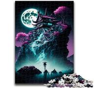 Puzzles Adultes 1000 pièces Paysage Japonais pour Les 14 Ans et Plus Cadeaux intéressants pour la réduction du Stress pour Les Amis et la Famille 26x38cm
