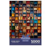 Puzzles Adultes 1000 Pièces Puzzle BibliothèquesPuzzles Papier Jeu Éducatif pour Les Amants Ou Les Amis Cadeau De Fête des Mères Library pour Adultes Et Enfants À Partir De 8 Ans 70x50cm/1000pcs