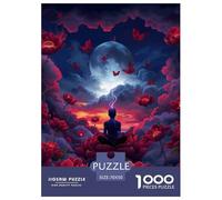 Puzzles Adultes 1000 Pièces Puzzle Buddha Statue Puzzles Papier Jeu De Famille pour La Décoration De La Maison Nirvana pour Adultes Et Enfants À Partir De 14 an 70x50cm/1000pcss