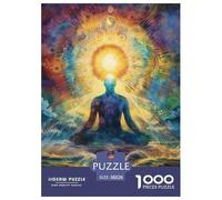 Puzzles Adultes 1000 Pièces Puzzle Buddha Statue Puzzles Papier Jeu Éducatif Team Building Cadeau Art Painting pour Adultes Et Enfants À Partir De 14 an 38x26cm/1000pcss