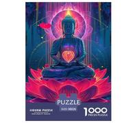 Puzzles Adultes 1000 Pièces Puzzle Buddha Statue Puzzles Papier Jeu Éducatif Team Building Cadeau Nirvana pour Adultes Et Enfants À Partir De 14 an 38x26cm/1000pcss
