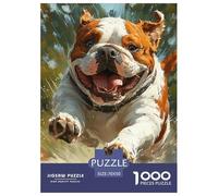 Puzzles Adultes 1000 Pièces Puzzle Bulldog Puzzles Papier Jeu De Famille Puzzle Familial Pet Dog pour Adultes Et Enfants À Partir De 8 Ans 70x50cm/1000pcs