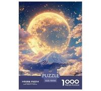 Puzzles Adultes 1000 Pièces Puzzle Cherry Blossom Puzzles Papier Divertissement Parfait pour Les Soirées De Jeu Mount Fuji in Japan pour Adultes Et Enfants À Partir De 8 Ans 70x50cm/1000pcs