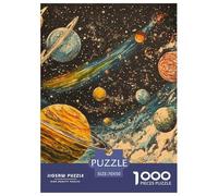 Puzzles Adultes 1000 Pièces Puzzle Cosmic Galaxy Puzzles Papier Divertissement pour La Décoration De La Maison Planet pour Adultes Et Enfants À Partir De 8 Ans 70x50cm/1000pcs