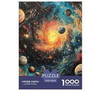 Puzzles Adultes 1000 Pièces Puzzle Cosmic Galaxy Puzzles Papier Jeu Éducatif pour Les Amants Ou Les Amis Cadeau De Fête des Mères Planet pour Adultes Et Enfants À Partir De 8 Ans 70x50cm/1000pcs