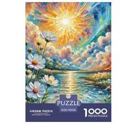 Puzzles Adultes 1000 Pièces Puzzle CosmosBipinnatPuzzles Papier Jeu Éducatif pour Les Amants Ou Les Amis Cadeau De Fête des Mères Landscape Painting pour Adultes Et Enfants À Partir De 14 an 70x50