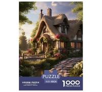Puzzles Adultes 1000 Pièces Puzzle Cottage confortablePuzzles Papier Jeu Éducatif pour La Décoration De La Maison A Cabin in The Woods pour Adultes Et Enfants À Partir De 14 an 38x26cm/1000pcss