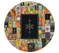 Puzzles Adultes 1000 pièces Puzzle d'art du Tarot 1000 pièces Activité éducative pour Les compétences cognitives Amélioration des compétences cognitives (67,5 x 67,5 cm)