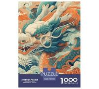 Puzzles Adultes 1000 Pièces Puzzle DragonPuzzles Papier Jeu Éducatif Parfait pour Les Soirées De Jeu Chinese Divine DragonPour Adultes Et Enfants À Partir De 12 Ans 70x50cm/1000pcs