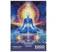 Puzzles Adultes 1000 Pièces Puzzle Dream BouddhaPuzzles Papier Jeu De Famille Team Building Cadeau Ksitigarbha King pour Adultes Enfants 70x50cm/1000pcs