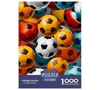 Puzzles Adultes 1000 Pièces Puzzle FootballPuzzles Papier Jeu Éducatif Parfait pour Les Soirées De Jeu Sports pour Adultes Et Enfants À Partir De 8 Ans 38x26cm/1000pcs