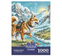 Puzzles Adultes 1000 Pièces Puzzle Fox TerrierPuzzles Papier Divertissement Puzzle Familial Pet Dog pour Adultes Et Enfants À Partir De 8 Ans 38x26cm/1000pcs