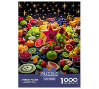 Puzzles Adultes 1000 Pièces Puzzle Fruits Puzzles Papier Divertissement Team Building Cadeau Green Apple pour Adultes Et Enfants À Partir De 8 Ans 38x26cm/1000pcs