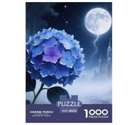 Puzzles Adultes 1000 Pièces Puzzle HydrangéePuzzles Papier Divertissement Team Building Cadeau Dark Castle pour Adultes Enfants 38x26cm/1000pcs