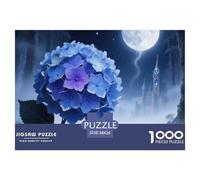 Puzzles Adultes 1000 Pièces Puzzle HydrangéePuzzles Papier DIY Divertissement Team Building Cadeau Dark Castle pour Adultes Enfants 38x26cm/1000pcs