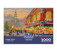 Puzzles Adultes 1000 Pièces Puzzle Marché Papier Jeu De Famille Team Building Cadeau Urban Landscape pour Adultes Enfants 70x50cm