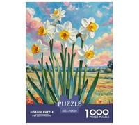 Puzzles Adultes 1000 Pièces Puzzle NarcissePuzzles Papier Jeu Éducatif pour Les Amants Ou Les Amis Cadeau De Fête des Mères Idyllic Landscape pour Adultes Et Enfants À Partir De 14 an 70x50cm/1000pc
