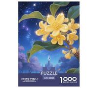 Puzzles Adultes 1000 Pièces Puzzle Osmanthus FleurPuzzles Papier Divertissement Parfait pour Les Soirées De Jeu Beautiful Flower pour Adultes Et Enfants À Partir De 8 Ans 38x26cm/1000pcs