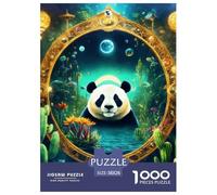 Puzzles Adultes 1000 Pièces Puzzle Panda Puzzles Papier Divertissement Pour Les Amants Ou Les Amis Cadeau De Fête Des Mères Dreams And Illusions Pour Adultes Et Enfants À Partir De 8 Ans 38x26cm/1000p