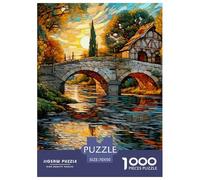 Puzzles Adultes 1000 Pièces Puzzle Paradise Puzzles Papier Jeu Éducatif Team Building Cadeau Flowing Water pour Adultes Et Enfants À Partir De 12 Ans 70x50cm/1000pcs