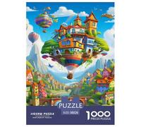 Puzzles Adultes 1000 Pièces Puzzle Pays des Merveilles Papier Divertissement Parfait pour Les Soirées De Jeu Fantasy Style pour Adultes Et Enfants À Partir De 8 Ans 38x26cm