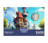 Puzzles Adultes 1000 Pièces Puzzle Pays des merveillesPuzzles Papier DIY Divertissement Parfait pour Les Soirées De Jeu ChâteauPour Adultes Et Enfants À Partir De 12 Ans 38x26cm/1000pcs
