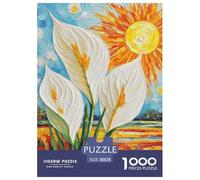 Puzzles Adultes 1000 Pièces Puzzle Peace LilyPuzzles Papier Jeu De Famille Puzzle Familial Landscape Painting pour Adultes Et Enfants À Partir De 12 Ans 38x26cm/1000pcs