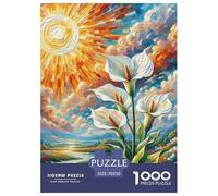 Puzzles Adultes 1000 Pièces Puzzle Peace LilyPuzzles Papier Jeu Éducatif pour Les Amants Ou Les Amis Cadeau De Fête des Mères Landscape Painting pour Adultes Et Enfants À Partir De 8 Ans 70x50cm/1000