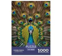 Puzzles Adultes 1000 Pièces Puzzle Peacock Puzzles Papier Divertissement Team Building Cadeau The Eyes of Truth pour Adultes Et Enfants À Partir De 12 Ans 38x26cm/1000pcs