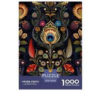 Puzzles Adultes 1000 Pièces Puzzle Peacock Puzzles Papier Jeu De Famille Team Building Cadeau The Eyes of Truth pour Adultes Et Enfants À Partir De 8 Ans 70x50cm/1000pcs