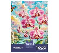Puzzles Adultes 1000 Pièces Puzzle Phalaenopsis OrchidéePuzzles Papier Divertissement pour La Décoration De La Maison Landscape Painting pour Adultes Et Enfants À Partir De 8 Ans 70x50cm/1000pcs