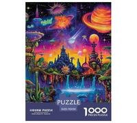 Puzzles Adultes 1000 Pièces Puzzle Planète des rêves Papier Jeu Éducatif pour Les Amants Ou Les Amis Cadeau De Fête des Mères Strange UniversPour Adultes Et Enfants À Partir De 8 Ans 70x50cm