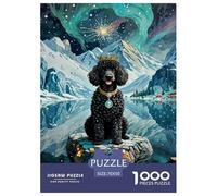 Puzzles Adultes 1000 Pièces Puzzle PoodlePuzzles Papier Jeu De Famille Team Building Cadeau Pet Dog pour Adultes Et Enfants À Partir De 8 Ans 70x50cm/1000pcs